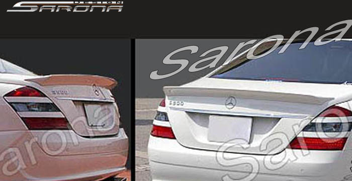 Custom Agressive  Sedan Trunk Wing (2007 - 2013) - $425.00 (Manufacturer Sarona, Part #MB-048-TW)